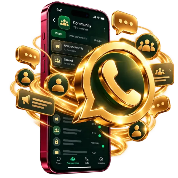 Comunidade e Suporte no WhatsApp